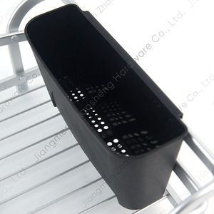 Escurridor de Platos de Aluminio con Bandeja, Organizador de Cocina de Secado Rápido, Forma Cuadrada - Product Image 3