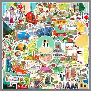 50PCS Ciudades italianas Milán Venecia Florencia <span class=keywords><strong>Roma</strong></span> Torino Vintage Art Buildings Italy Travel Sticker - Product Image 5