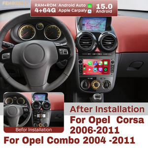 Autoradio Android 7 Pollici 4+64GB con Schermo Completamente Laminato per Opel <span class=keywords><strong>Corsa</strong></span>/Combo 2004-2011, Carplay e Android Auto - Product Image 1