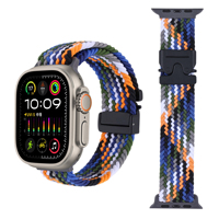 Tout Nouveau Bracelet de Montre Sport en Nylon Tricoté Élastique avec Boucle pour Apple Watch Série Ultra 2 11 10 9 8 7 6 5 46mm 38mm