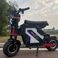 Scooter Eléctrico de 52V 5000W, 60V 7000W, 72V 10000W, 15000W, con Doble Motor, Neumáticos Gruesos de 13 y 14 Pulgadas