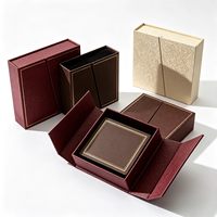 Boîte d'emballage magnétique durable, pliable, en carton, pour présentation de cadeaux d'abonnement et de marques