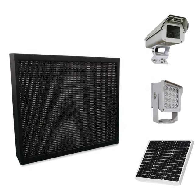 Outdoor Caution Sign Slow Down Flashing Solar Traffic Sign Led Display ...