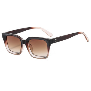 <b>Sunglasses</b> <b>Square</b> Full Rim Gradient Lenses UV400 Retro Style Unisex Adult Decoration 2024 - Product Image 5