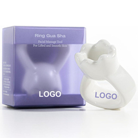 Planche Gua Sha en céramique multi-usages avec logo personnalisé, outil de massage corporel, drainage lymphatique, sculpture du visage, modelage de la mâchoire, ergonomique