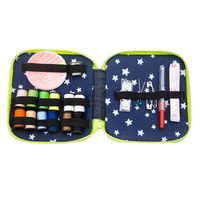 Kit de couture coloré pour travaux d'aiguille, ensemble de fils à coudre, kit de voyage aiguille et fil pour la réparation, fournitures de loisirs créatifs en gros