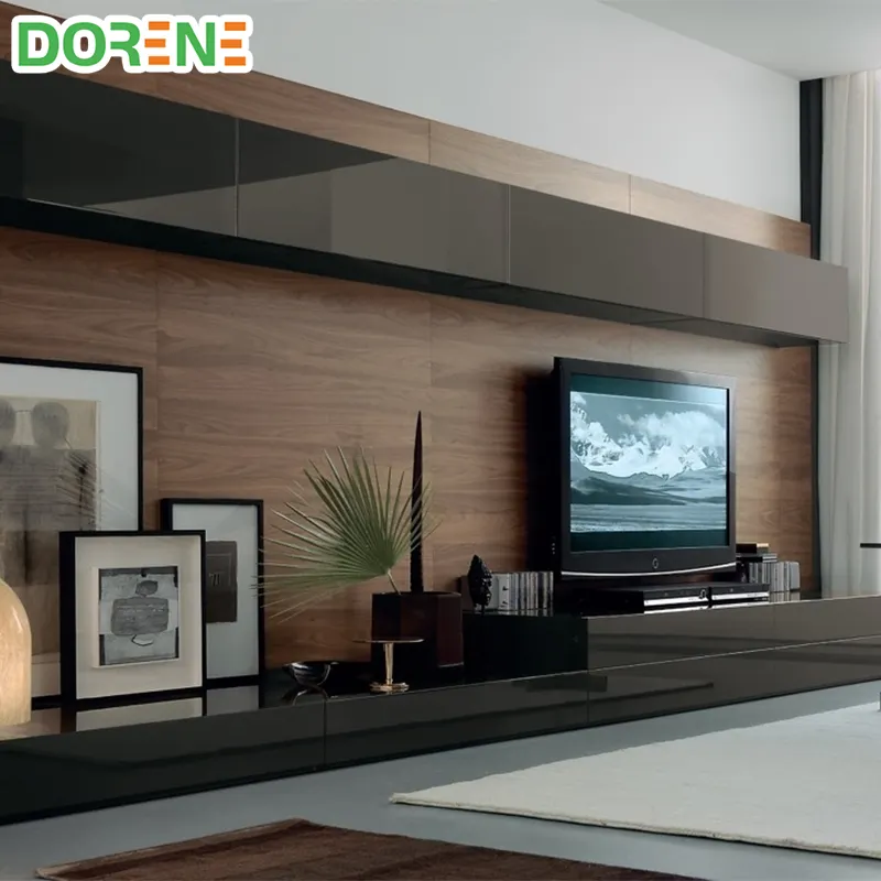 2021 Dorene Quality Solid Wood Fluted Wall Paneling For TV