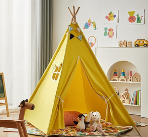 Tente de jeu portable pour enfants, usage intérieur et extérieur, petite tente <span class=keywords><strong>tipi</strong></span> à motif graffiti pour garçons, filles et princesses - Product Image 4