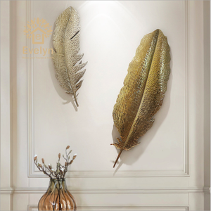 壁アクセサリー金属錬鉄金箔ホテル室内装飾彫刻 - Product Image 1