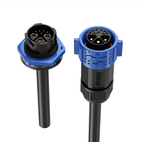 Connecteur Combo Alimentation et Signal M25 3+9 Broches 12AWG 24AWG IP67 Autoverrouillant Mâle-Femelle pour Usage Industriel