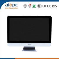 Intel I7 işlemci 8GB bellek siyah Mini PC ile 27 inç All-In-One masaüstü bilgisayar Msata SSD Linux fare kullanılır