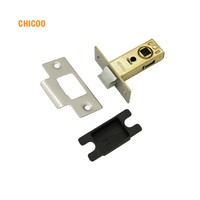 Indicateur tubulaire de confidentialité levier de porte poignée loquet pêne dormant 30-70mm Backset Passage porte loquet tubulaire