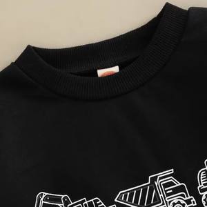 Felpa con scollo a girocollo per bambino bambino con stampa Pullover Pullover a maniche lunghe abbigliamento autunno inverno abbigliamento Casual - Product Image 6