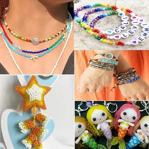 Diy Activiteit Jongens & Meisjes Knutselen Kits Handgemaakte Vreugde Plezier 8800 + Stuks 4Mm 12/0 48 Kleuren Glazen Kit Voor Het Maken Van Kralen - Product Image 5