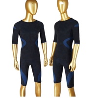 Meilleures ventes : Ensemble de sport 2 pièces pour femme, stimulateur électromusculaire sans fil EMS, pour entraînement physique et sudation