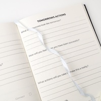 Diario de acción diaria Cuaderno Diseño personalizable A5 Cubierta de lino de tela de tapa dura para registros de horarios