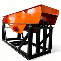Alimentateur vibrant Grizzly 200-430t/h, alimentation 580mm, 15kW pour centrale à béton, alimentation d'agrégats, usage intensif ZSW-1100X4200