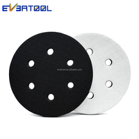 EVERTOOL Tampon de polissage en éponge avec interface de conversion, offrant un coussin essentiel pour le disque de ponçage pour s'adapter aux contours complexes