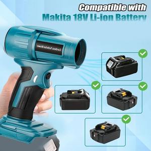 Soplador de chorro de 350W, batería de 18V, ventilador Turbo violento sin escobillas para <span class=keywords><strong>Dewalt</strong></span>/<span class=keywords><strong>Milwaukee</strong></span>/<span class=keywords><strong>Makita</strong></span>/<span class=keywords><strong>Bosch</strong></span>/Ryobi, soplador de aire, soplado de polvo Turbo - Product Image 5