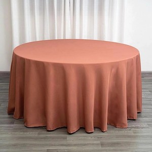 Tovaglia rotonda di colore solido a buon mercato all'ingrosso di alta qualità per eventi eleganti e decorazioni per la casa prezzo all'ingrosso - Product Image 2