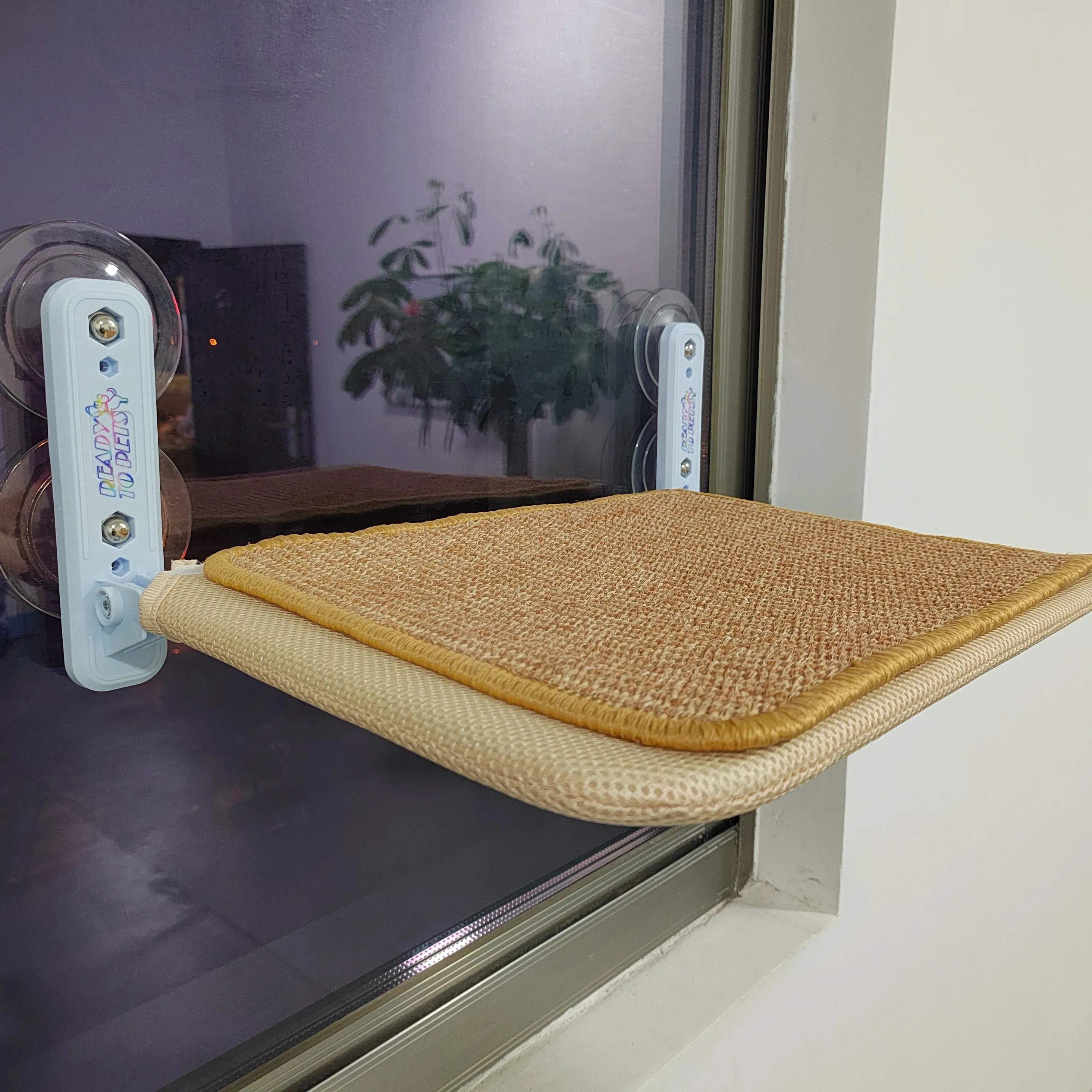 2024 RTP Glasfensterhängende Reisetür Katzenmatte tragbar leicht sicher und stabil geeignet für verschiedene Anlässe