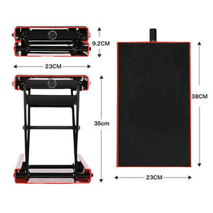 Elevador de Tijera Hidráulico de Alta Resistencia de 1100 lb (500 kg) con Accionamiento por Pedal para Colocación Estable de Neumáticos de Motocicleta - Product Image 2