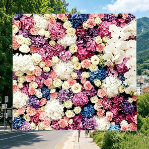 Customized Handmade Silk Photography <b>Backdrop</b> <b>Stand</b> Foldable Tension Fabric Display Wall Fashionable for <b>Wedding</b> Event - Product Image 2
