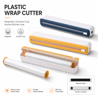 Séparateur de film plastique mural pour réfrigérateur, machine à découper en film alimentaire rechargeable