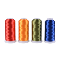 Linha 150/2 poliéster da várias cores para a máquina do bordado