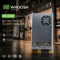 Alimentation à découpage double sortie WHOOSH AC 200-240V 350W 12V 30A IP20 avec ventilateur pour bande LED, vidéosurveillance et applications industrielles