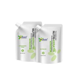 Crème de Rebond de Cheveux Permanents Lisses et Lisses à la Kératine - Product Image 1