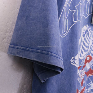 Maglietta Godspeed 2025 Qualità Originale 100% Cotone Streetwear Oversize con Spalle Cadenti Manica Corta Stampa Vintage per Uomo - Product Image 2