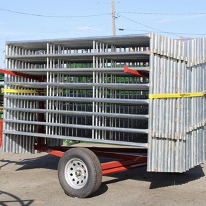 180 độ quét gia súc Bảng điều chỉnh di động làm việc corral ngựa bò cừu hàng rào tấm - Product Image 6