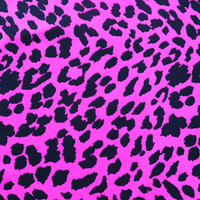 Nuevo Producto, Poliamida Elastano con Elasticidad en 4 Direcciones, Estampado de Leopardo Rosa para Mallas