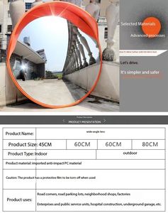 Reflector de tráfico interior y exterior <span class=keywords><strong>Espejo</strong></span> de esquina de garaje subterráneo <span class=keywords><strong>Espejo</strong></span> gran angular cóncavo y convexo - Product Image 3