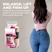 Gummies de Maca Amaz OEM pour l'exportation transfrontalière, exclusivement pour les usines, améliorent l'élasticité des fesses, rehaussement des hanches, haute qualité, pour adultes
