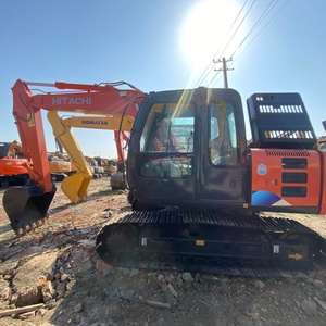 Excavatrice hydraulique sur chenilles d'occasion HITACHI ZX120 de 12 tonnes, moteur puissant et de haute qualité, pour l'aménagement paysager - Product Image 2