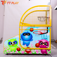 Machine de jeu d'arcade de basket-ball pour enfants en métal et plastique de qualité commerciale, structure stable, utilisation facile, 2 joueurs, WiFi, anglais, CE