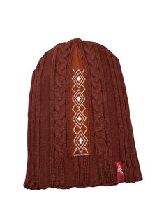 Bonnet en tricot unisexe réversible en maille torsadée unie de style tendance LANDBAS LUH-7175, design excellent, 56-58 cm, diamant - Product Image 5