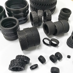 장난감 실리콘 바퀴 사륜구동 모델 자동차 타이어 맞춤형 리모컨 자동차 DIY 조립 블록 모델 001 동관 - Product Image 1