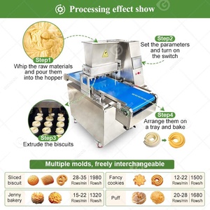 Machine automatique commerciale multifonction industrielle pour la fabrication de biscuits porte-bonheur et de biscuits en général, électrique - Product Image 5