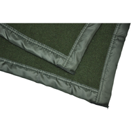 BLUE PHOENIX Armée Vert Olive Couverture En Laine 70% Laine 30% Polyester Satin Garniture Prison Relief Premiers Secours Sauvetage Humanitaire