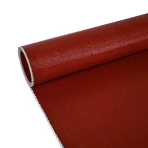 Silicone Rubber Coated Fabric Colored Fiberglass Silicone Rubber Coated Glass Fiber Fabric