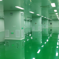 Salle blanche modulaire personnalisée conforme aux normes GMP, salle blanche modulaire sans poussière ISO7