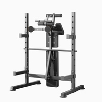 Banc de musculation réglable en acier allié, robuste et pliable, station d'entraînement avec extension de jambes et curl preacher, pour salle de sport à domicile