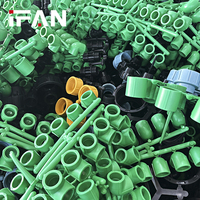 Fabricant IFAN GB/T 18742 Raccords et tuyaux PPR 20-125MM Injection de moulage de couleur verte Tous les types de raccords PPR