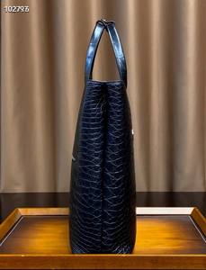 กระเป๋าโท้ทหนังจระเข้แท้สุดหรู ดีไซน์ทันสมัย ขนาดใหญ่ จุของได้เยอะ สำหรับผู้หญิงและผู้ชาย - Product Image 4