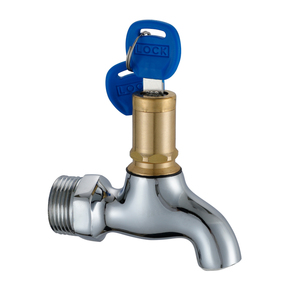 Factory Outlet Copper Material Outdoor Garden Water <strong>Tap</strong> <strong>Lock</strong> 2/1 Anti-theft Faucet with <strong>Lock</strong> Key for Basin Use - Product Image 5