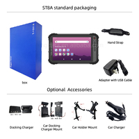 Tablet PC Industrial Resistente Personalizada con Android 15, Procesador MTK Octa Core, PDA de Mano, Lector de Códigos QR, Huella Dactilar y NFC, Pantalla de 8 Pulgadas 16:10, 8GB/256GB