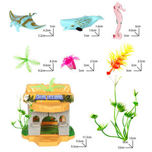 2025 nouveauté multi-scène pierre grotte <span class=keywords><strong>maison</strong></span> animaux marins extensible Micro Animal <span class=keywords><strong>monde</strong></span> Figure sable Table pour enfants jouer cadeau - Product Image 3